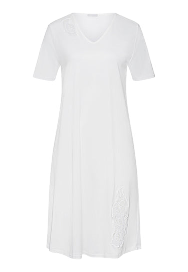 74891 Anne Short Sleeve Nightgown 100cm - 102 Off White